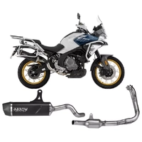 Arrow Indy Race EVO Dark Aluminium Full System Exhaust for CFMoto 700MT Adventure 2025-2026