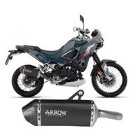 Arrow EXPLORER Dark Aluminium Exhaust Muffler for Kawasaki Kle 500 2026