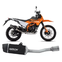 Arrow Indy Race EVO Dark Aluminium Exhaust for KTM 390 Enduro R 2025-2026