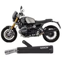 Arrow REBEL Nichrom Dark Exhaust Muffler Low Version for BMW R 12 nineT 2024-2026