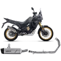 Arrow Indy-Race EVO Titanium Carbon End Cap Full System Exhaust for Voge Valico 800 DSX Rally 2025-2026