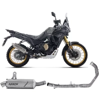 Arrow Indy Race EVO Titanium - Stainless Steel end cap Full System Exhaust for Voge VALICO 800 DSX Rally 2025-2026