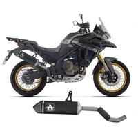 Arrow Indy-Race EVO Dark Aluminium Carbon End Cap Exhaust Muffler for Voge Valico 625 DSX 2025-2026