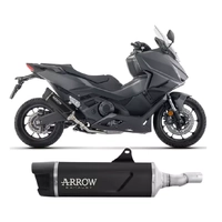 Arrow Indy Race EVO Dark Aluminium Exhaust Muffler Long Version for Honda Forza 750 2025-2026