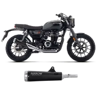 Arrow Black Stainless Steel Arrow Exhaust Rebel Aluminium End Cap for Honda Gb 350 S 2025-2026
