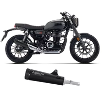 Arrow Black Stainless Steel Arrow Exhaust Rebel Dark Aluminium End Cap for Honda Gb 350 S 2025-2026