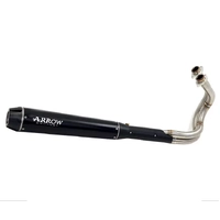 Arrow Dark Aluminium Full System Exhaust Rebel + Exhaust Headers for Kawasaki Vulcan S 650 2025-2026