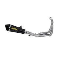 Arrow Dark Aluminium Full System Exhaust X-Kone for Kawasaki Versys 650 2025-2026
