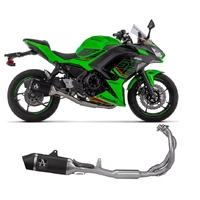 Arrow Approved Dark Aluminium Full System Exhaust Veloce for Kawasaki NINJA 650 / Z650 (35Kw) 2024-2026