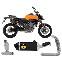 Arrow Race-Tech Dark Aluminium Full System Exhaust for KTM 790 Duke 2025-2026