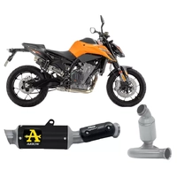 Arrow GP2 Dark Nichrom Exhaust Muffler + Central Link Pipe for KTM 790 Duke 2025-2026