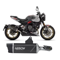Arrow Indy Race EVO Dark Aluminium Exhaust Muffler for Triumph Trident 800 2026