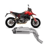 Arrow ROUND-SIL ECE Titanium Exhaust Muffler Approved for Ducati Hypermotard V2 / SP 2026