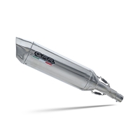 GPR exhaust Benelli Trk 702  2023-2024, Furore-X Inox, Homologated legal slip-on exhaust including removable db killer and link pipe