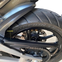 LighTech Carbon Rear Mudguard - Matt for Ducati MULTISTRADA V4 S 20212023 / Ducati MULTISTRADA V4 20212024
