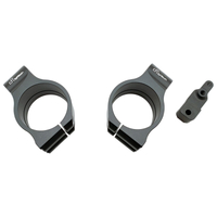 Panigale Pair of Handlebar Clip-Ons with Steering Damper Support