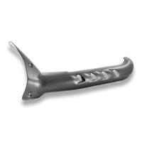 DIAVEL V4 HORIZONTAL HEAT SHIELD MATT CARBON
