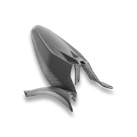 M937 MATT CARBON REAR MUDGUARD
