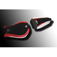 CS129901 - PANIGALE 959/1299 SEAT COVER : Color - BLACK-RED-WHITE