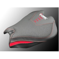 CSV4C02 - PANIGALE V4 MY 2025 COMFORT RIDER SEAT COVER : Color - BLACK-RED