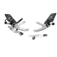 R Version Rear Sets / Silver