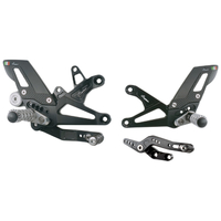 Adjustable Rear Sets With Fixed Foot Pegs for Triumph