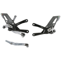 Adjustable Rear Sets With Fixed Foot Pegs for R1/M 15-25
