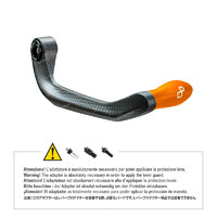 ISS111RC Carbon lever guards, brake, 132mm