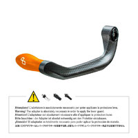 ISS112LC Carbon lever guards, clutch, 132mm