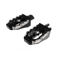 KPDM12 - MOTO GUZZI STELVIO ENDURO RIDER FOOTPEG KIT : Color - BLACK