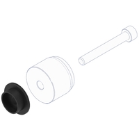 LighTech Bar-End Mirror Adapter Kit for Triumph SPEED TRIPLE 1200 RX 2025