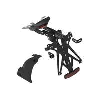 LighTech Adjustable License Plate Holder Kit With Swingarm Cover for Triumph TRIDENT 660 20212025