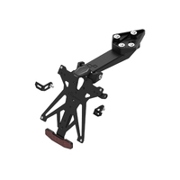 LighTech Adjustable License Plate Holder Kit for Triumph Multiple Models