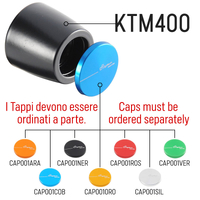 Aluminium /Metal Bar Ends "400 Series" for Triumph, KTM, Yamaha