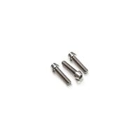 Screws top triple clamp M8x25 (3 pcs) - Titanium