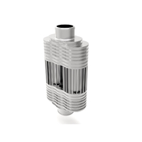 RDC - UNIVERSAL LINE COOLER (DOUBLE) : B - 26 mm, C - 26 mm, Lenght - 107 mm