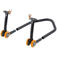 Modular Iron Rear Stand With Forks And 4 Wheels