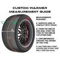 Custom Size Tyre Warmers