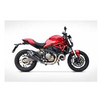 Ducati Monster 821 2015 > 2017 carbon racing slip-on