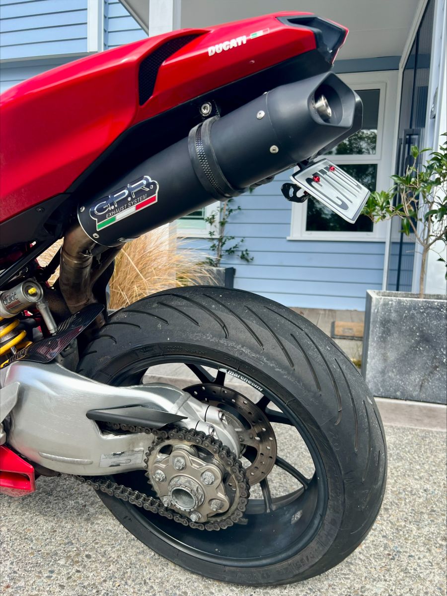 Ducati 1098 with GPR exhaust