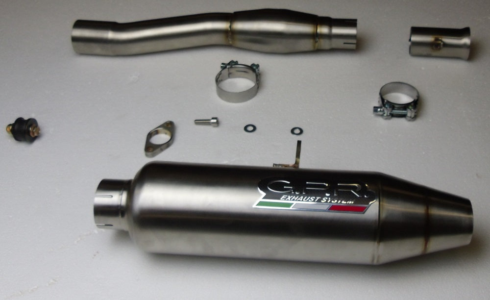 GPR exhaust Can Am Outlander 800 XMR 2012-2016, Deeptone Atv, Homologated legal slip-on exhaust including removable db killer and link pipe - GPR Exhausts