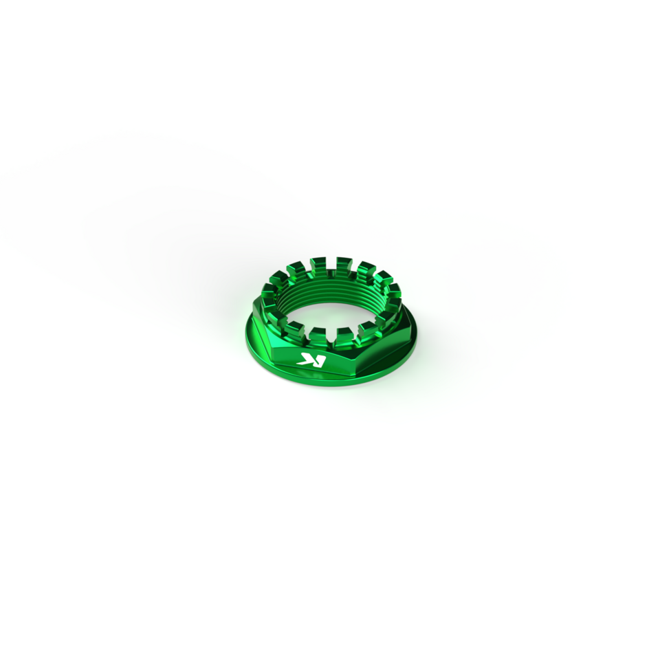 Kbike Rear Wheel Nut M33X1.5 for Ducati – Green