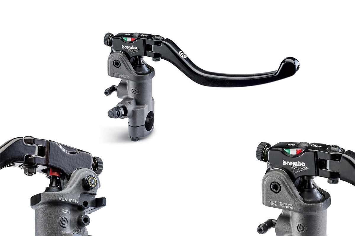 CNC Racing Radial Brake Master Cylinder Brembo 19RCS Folding Lever 18 – 20 Ratio - Brembo