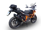 GPR exhaust Ktm Lc 8 Adventure 1190  2013-2016, Furore Nero, Racing slip-on exhaust including link pipe - GPR Exhausts
