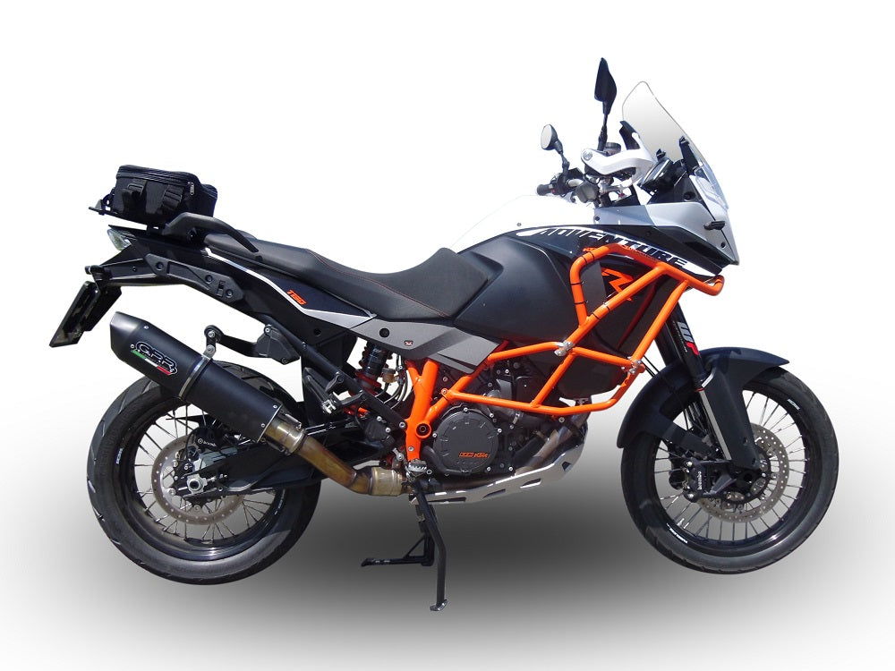 GPR exhaust Ktm Lc 8 Adventure 1050 2015-2016, Furore Nero, Racing slip-on exhaust including link pipe - GPR Exhausts