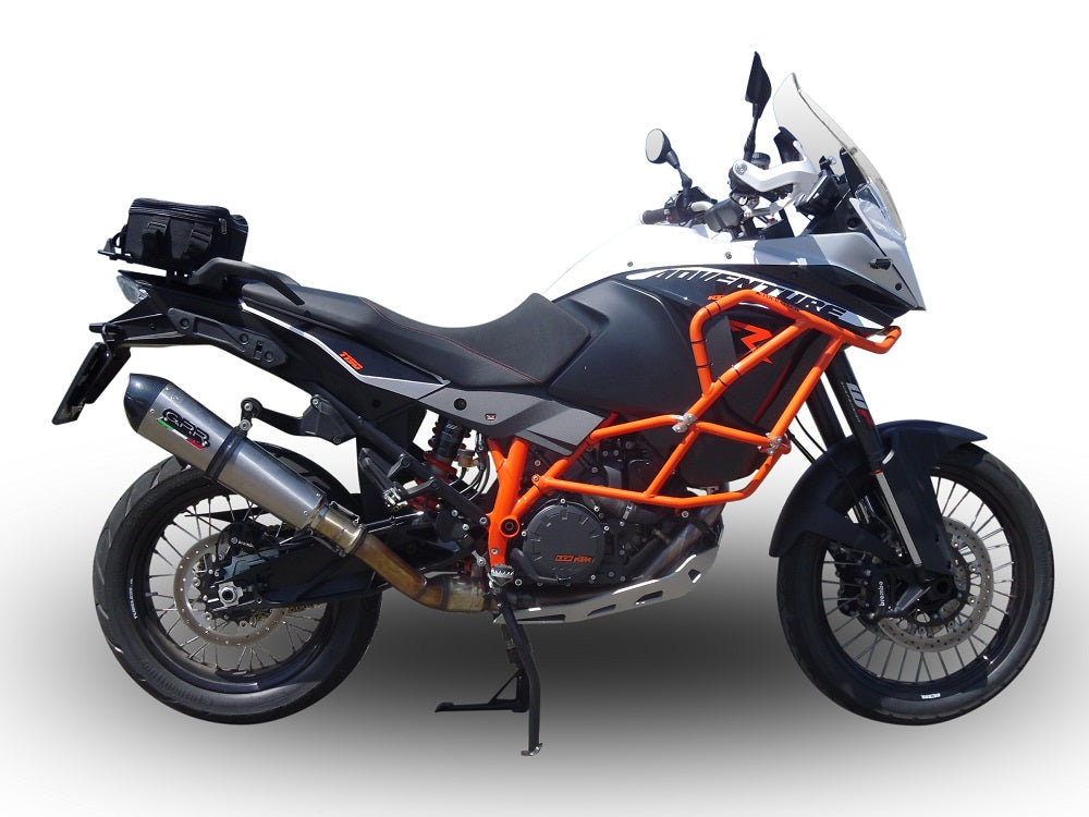 GPR exhaust Ktm LC 8 Super Adventure 1290 - S - R - T 2017-2020, New Grand Prix Evo Titanium, Racing slip-on exhaust including link pipe - GPR Exhausts