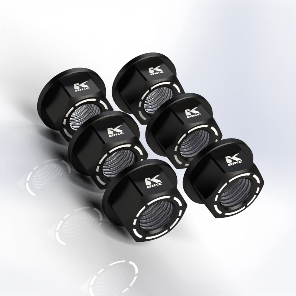 Kbike Kit 6 Nuts M10x1 for Ducati – Black