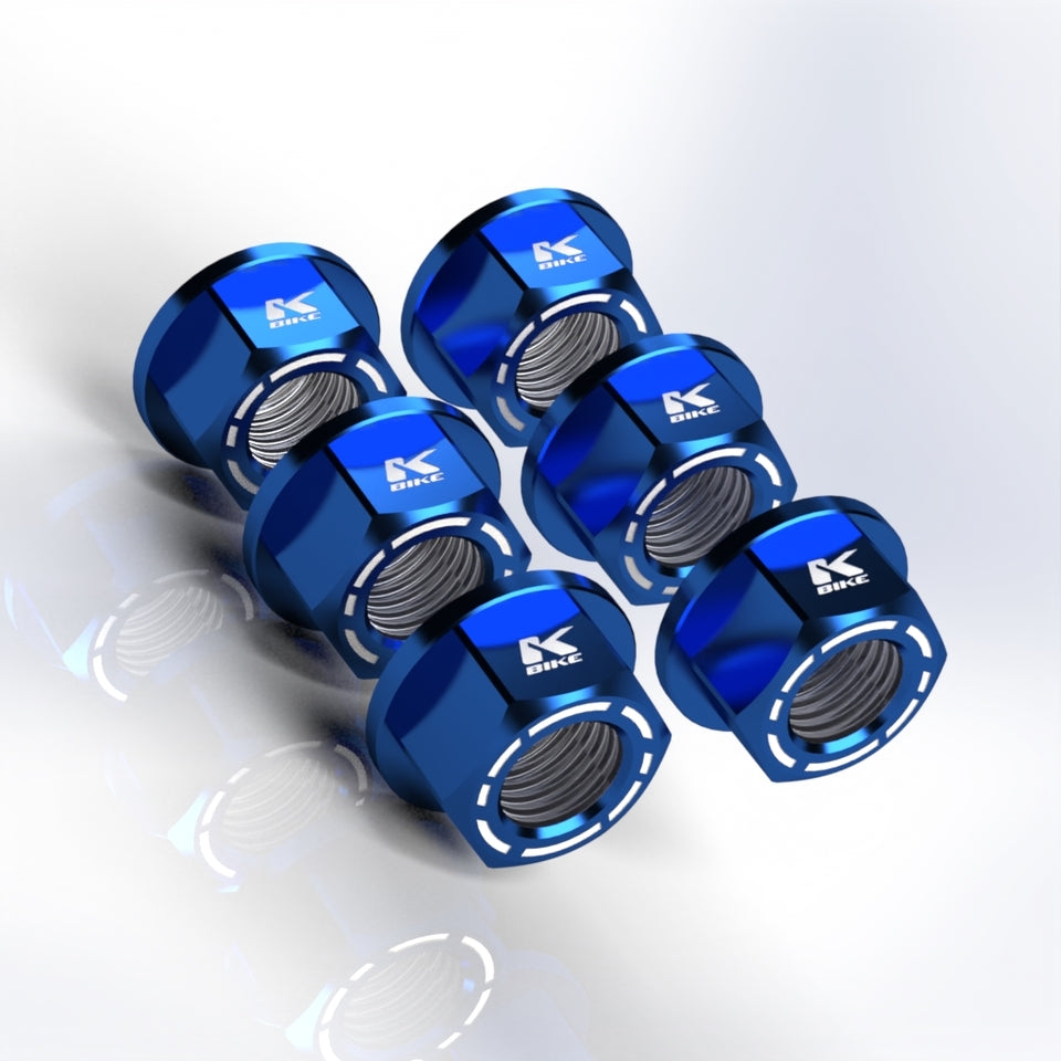 Kbike Kit 6 Nuts M10x1 for Ducati – Blue