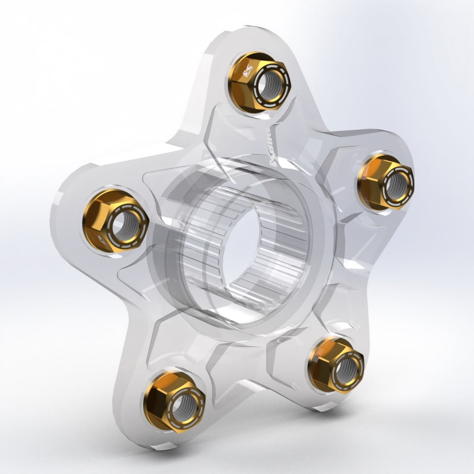 Kbike Kit 5 Nuts M10x1.25 for Ducati – Gold
