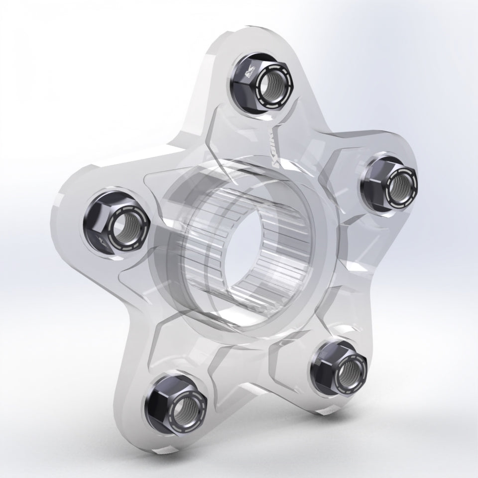 Kbike Kit 5 Nuts M10x1.25 for Ducati – Titanium